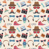 Hipster seamless pattern N14