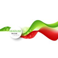 Abstract curved lines background Template brochure design N68
