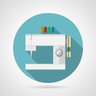 Flat vector icon for sewing machine N2