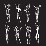 African silhouette set N22
