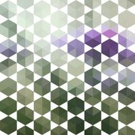 Retro pattern of geometric hexagon shapes N4