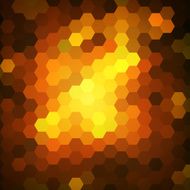 Abstract colorful hexagons background N14