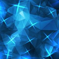 Abstract blue triangles background