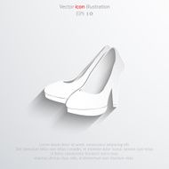 Vector woman boots web icon N18