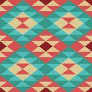 Seamless geometric ethnic pattern N6