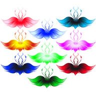 hand-drawn vector flowers
