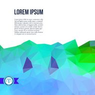 Abstract Colorful Triangles Background Vector N183