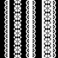 vector set of lace trims N5
