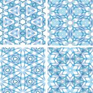 set of abstrack line blue seamless colorful background N4