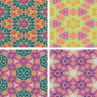 set of abstrack seamless colorful background N32