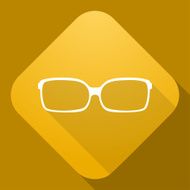 Icon of Sunglasses with a long shadow N3