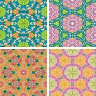 set of abstrack seamless colorful background N33