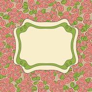vintage floral background N15