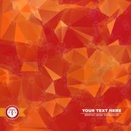 Abstract Colorful Triangles Background Vector N192