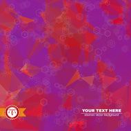 Abstract Colorful Triangles Background Vector N193