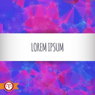 Abstract Colorful Triangles Background Vector N194