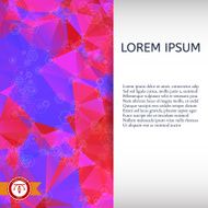 Abstract Colorful Triangles Background Vector N195