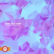 Abstract Colorful Triangles Background Vector N196