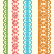 vector set of lace trims N8