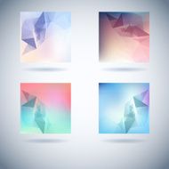 Abstract Blurry Hipster Background With triangles N15