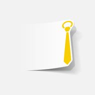 realistic design element tie N23