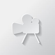 Video camera icon Media symbol N8