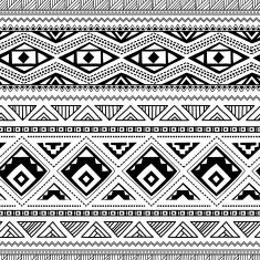 Ethnic ornamental textile seamless pattern N35