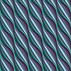 Striped Wavy Seamless Pattern