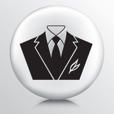 Round Icon With Tuxedo N2