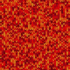 Red knitted seamless pattern
