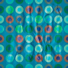 Retro blue pattern with torus