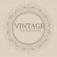 Vector vintage border frame N7