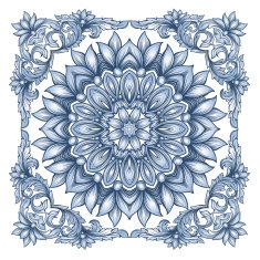 Vector vintage border frame N15
