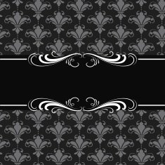 frame on damask seamless background N2