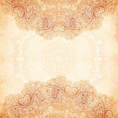 Ornate vintage background in mehndi style N9