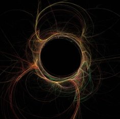 Digital Fractal on Black N2257