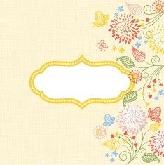 floral frame N54