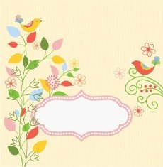 floral frame N55