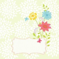 floral frame N59