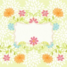 floral frame N61