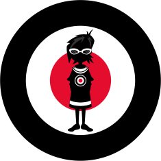 Mod Girl in Silhouette N6