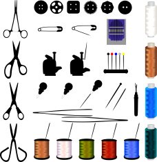 Sewing silhouettes