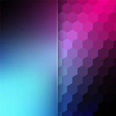 abstract background consisting of hexagons and matt glass N47
