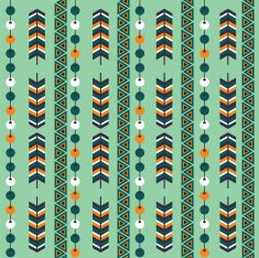 indian etchic seamless geometric pattern