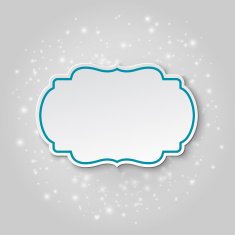 Vector Christmas paper Cut out style with inner shadow N3