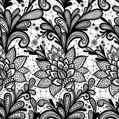 Seamless lace floral pattern N2