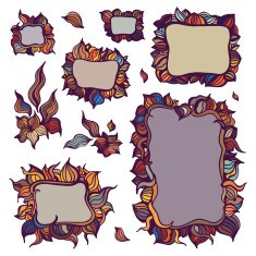 Set of ornamental frames N2