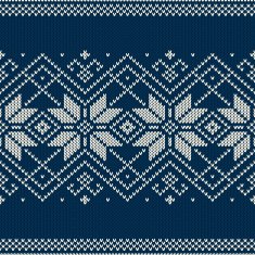 Winter Holiday Seamless Knitted Pattern N14
