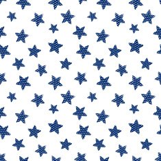 Seamless pattern with hand drawn stars
