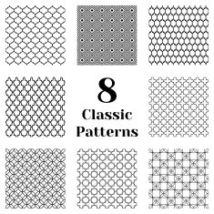 Classic seamless patterns N2